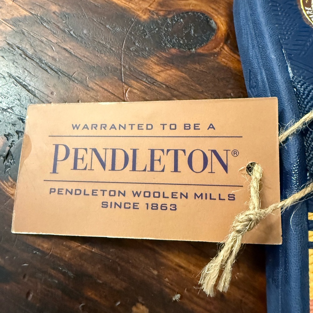 Pendleton Blue And Multicolor Flip Flops - image 3